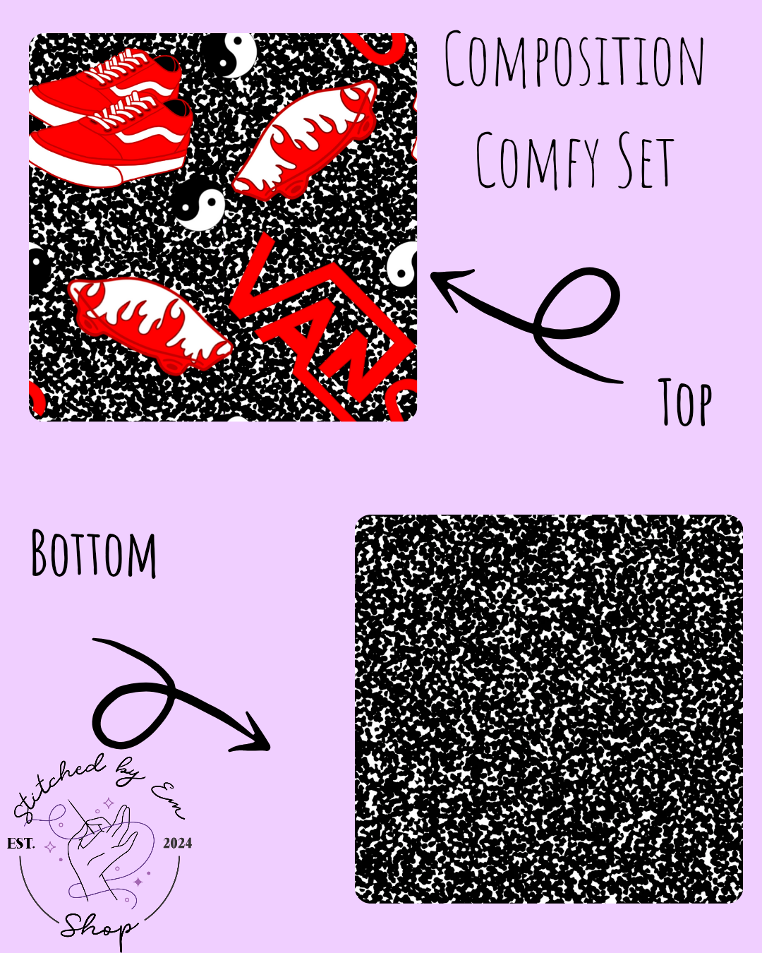 Composition Comfy Set Preorder! READ DESCRIPTION!!
